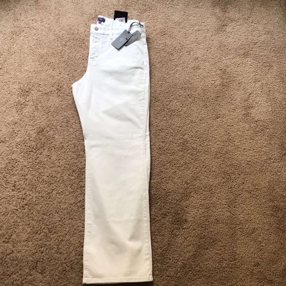 White NYDJ jeans